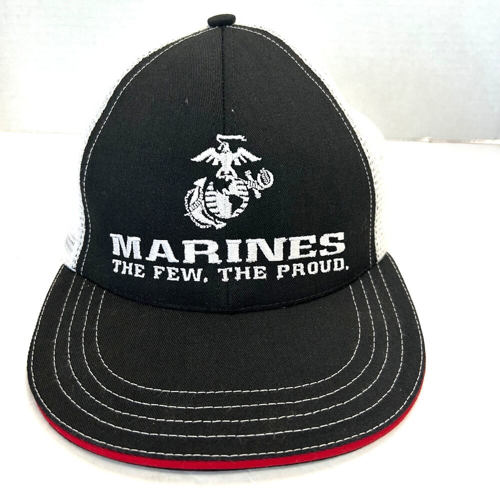 U. S. Marines "The Few The Proud" Trucker Cap Adjustable Snap Back